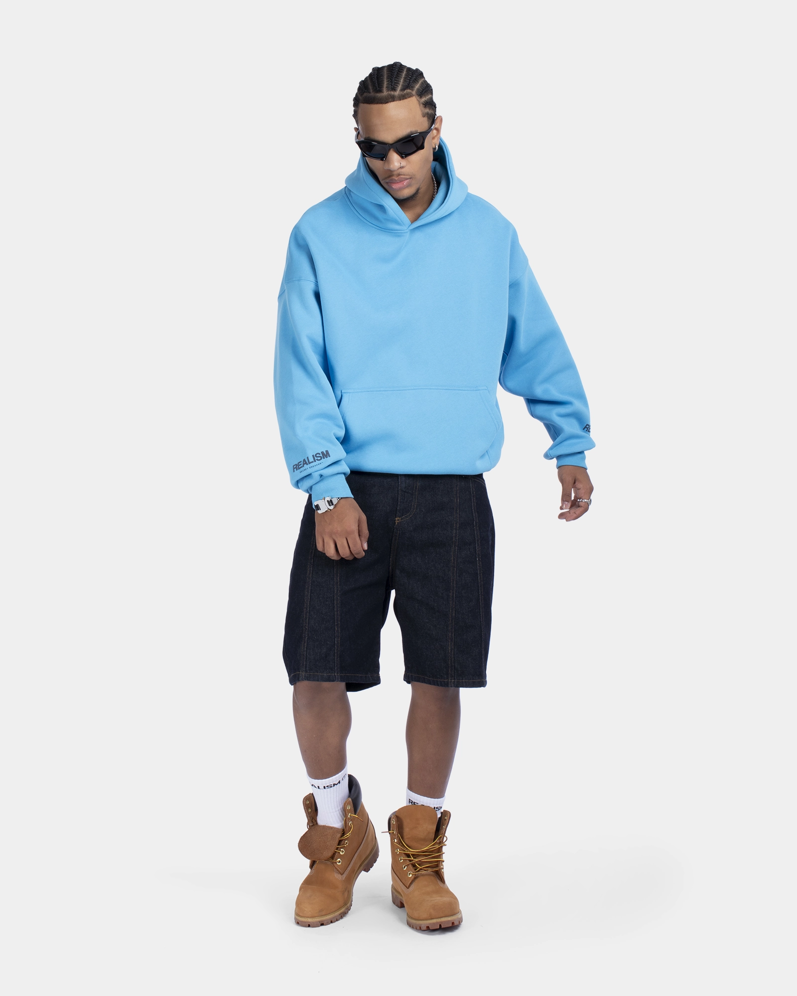 SSS REALISM COURT BOXY HOODIE UNC