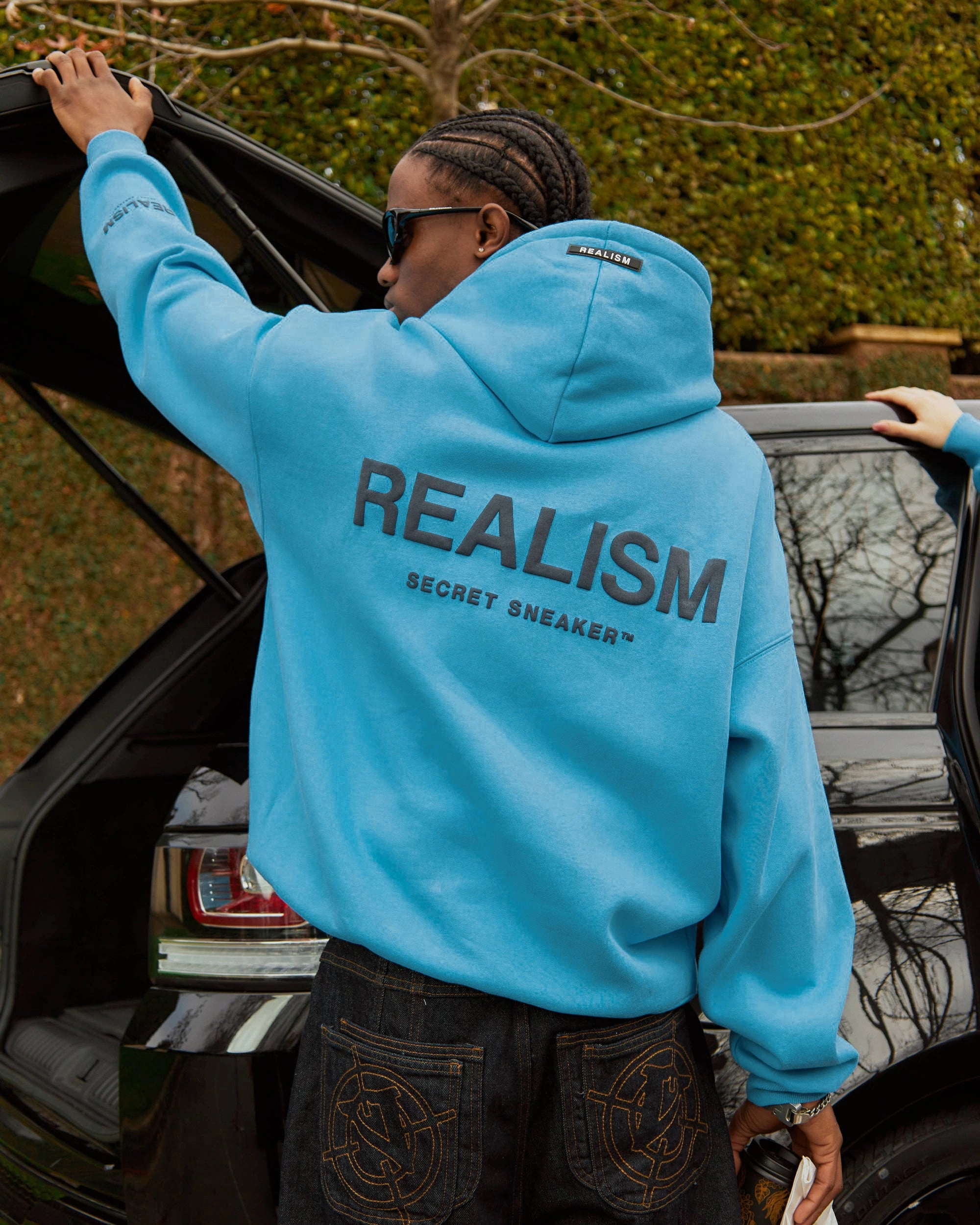 SSS REALISM COURT BOXY HOODIE UNC