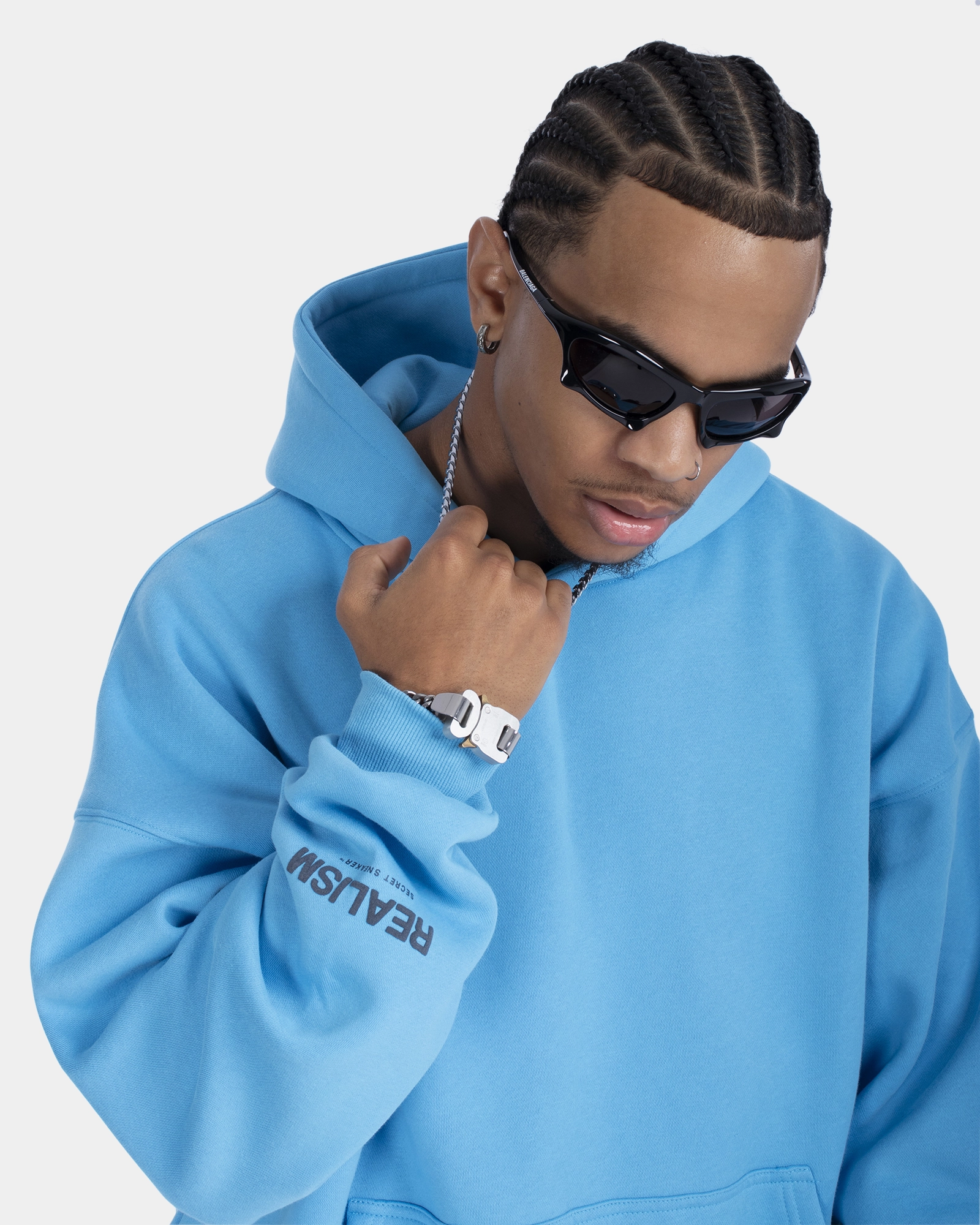 SSS REALISM COURT BOXY HOODIE UNC