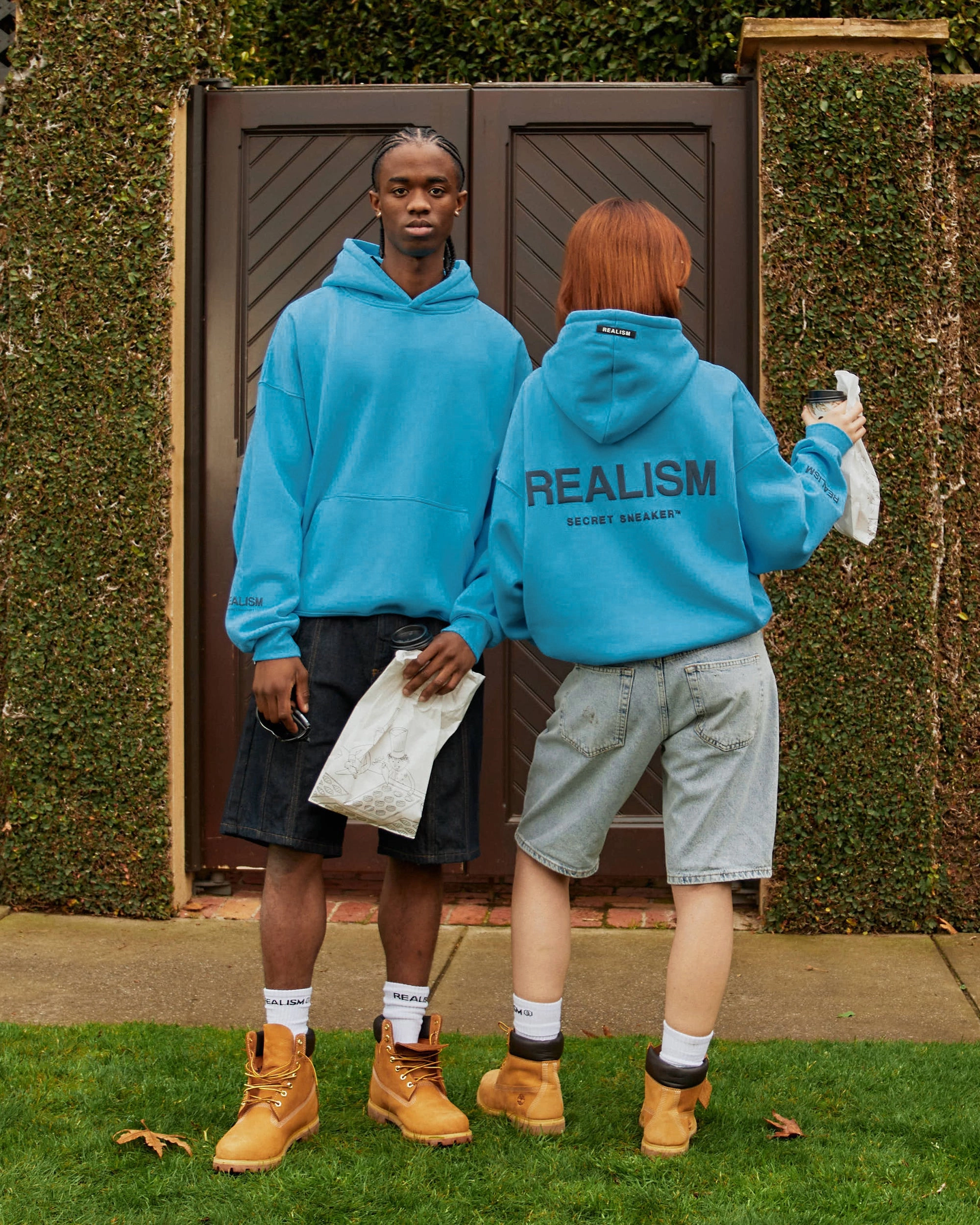 SSS REALISM COURT BOXY HOODIE UNC