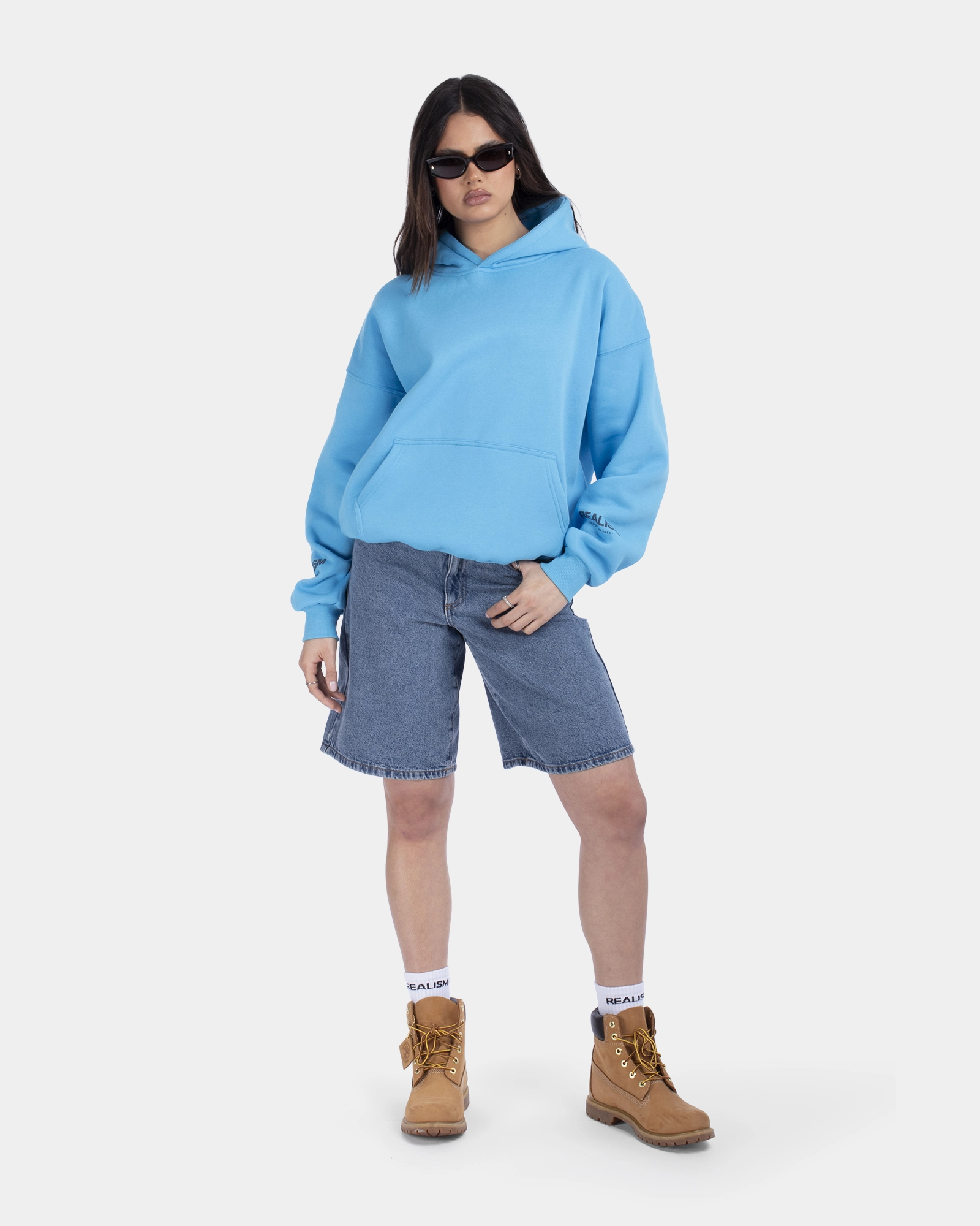 SSS REALISM COURT BOXY HOODIE UNC