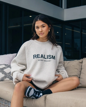 SSS REALISM LOUNGE CREWNECK OATMEAL