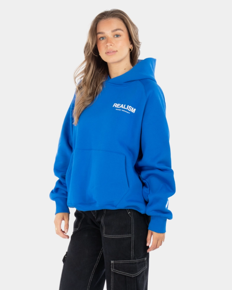 SSS REALISM RENDER HOODIE AZURE BLUE