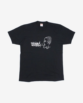 SUPREME FW14 ALL MEANS BLACK TEE
