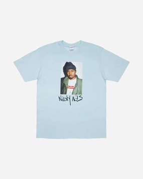 SUPREME FW17 NAS PALE BLUE TEE (NEW)