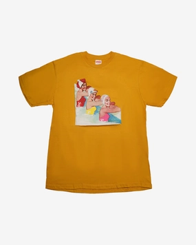 SUPREME FW18 SWIMMERS MUSTARD TEE