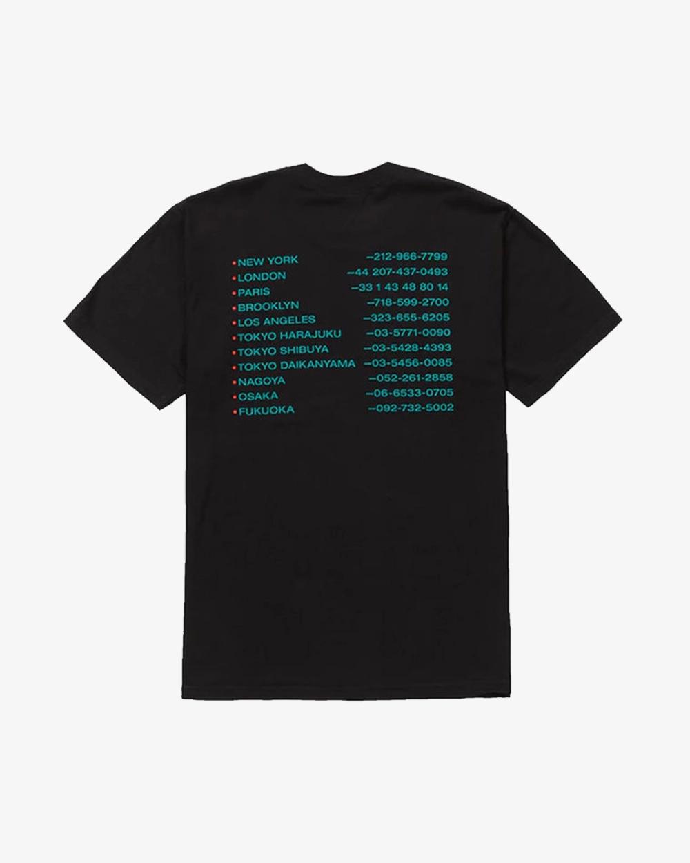 SUPREME FW19 NEW SHIT BLACK TEE (NEW) -