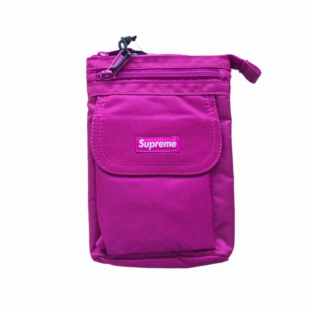 SUPREME FW19 PINK SHOULDER BAG