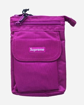 SUPREME FW19 PINK SHOULDER BAG