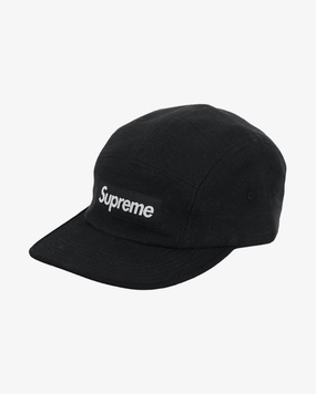 SUPREME FW23 2-TONE BLACK CAMP CAP (NEW)