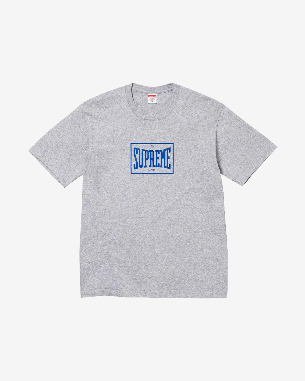 SUPREME FW23 WARM UP HEATHER GREY TEE (NEW)