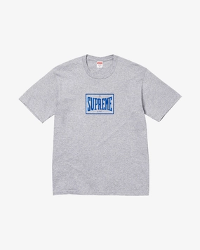 SUPREME FW23 WARM UP HEATHER GREY TEE (NEW)