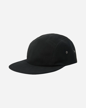 SUPREME LACOSTE PIQUE BLACK KNIT CAMP CAP