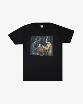 SUPREME SS18 CARDS BLACK TEE