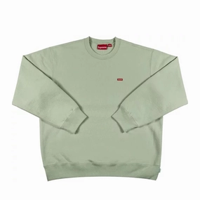 SUPREME SS22 SMALL BOX LOGO MINT CREWNECK (NEW)