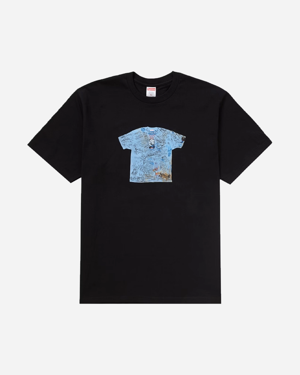 SUPREME SS24 30TH ANNIVERSARY FIRST TEE BLACK