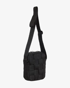 SUPREME SS24 WOVEN BLACK SHOULDER BAG