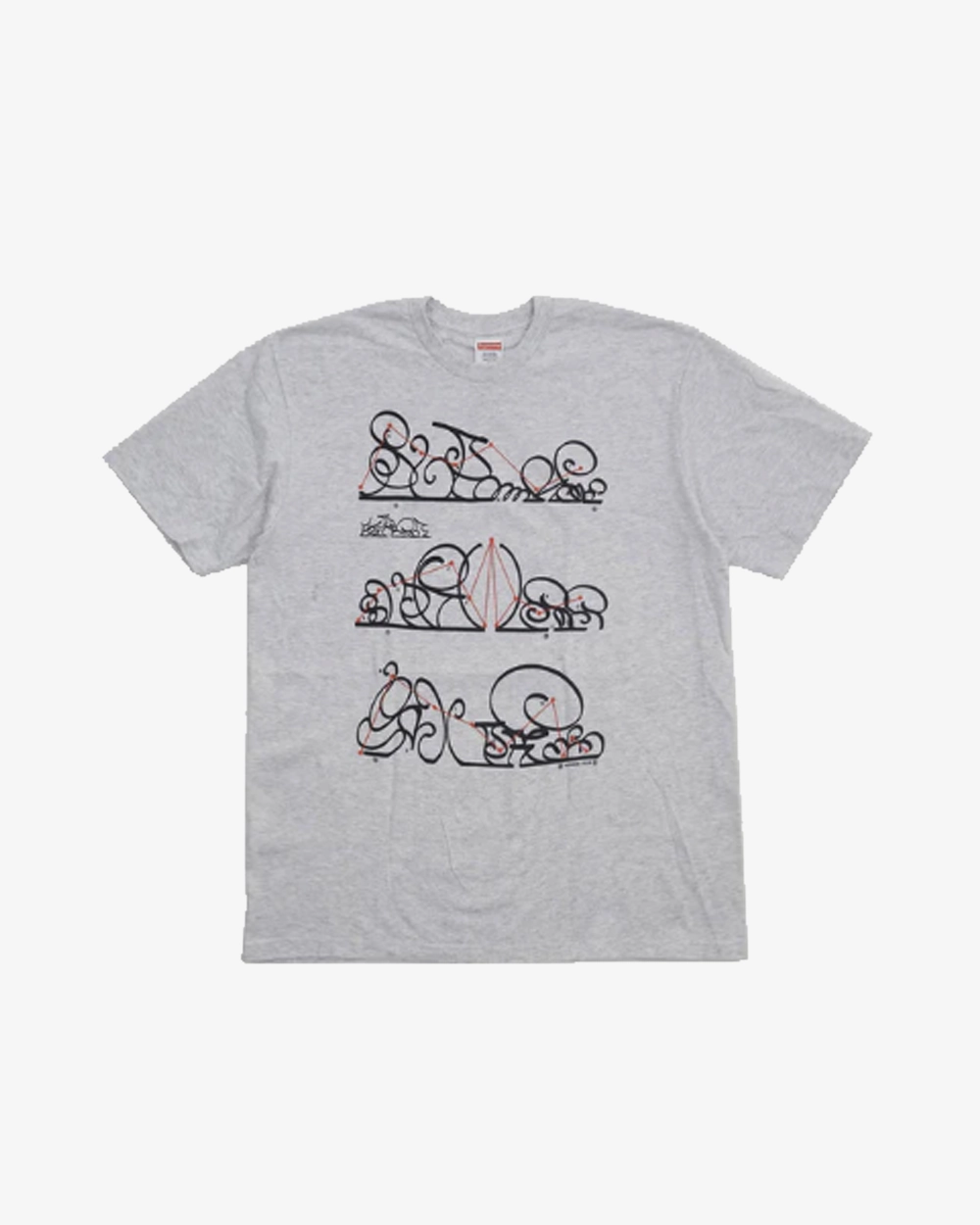 SUPREME SYSTEM TEE ASH GREY -