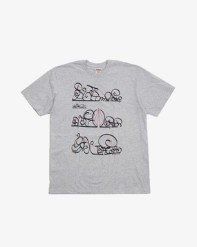 SUPREME SYSTEM TEE ASH GREY -