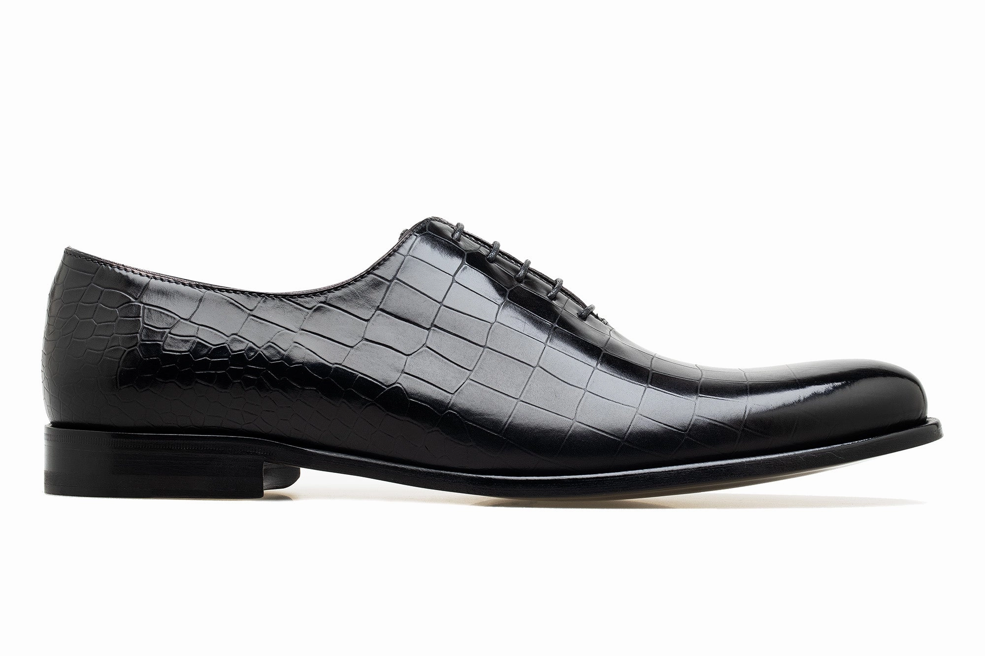 The Martin Wholecut - Black Croc