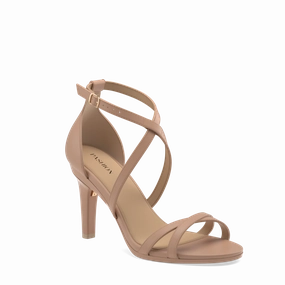 The Sandy - Latte Leather 4 Stiletto