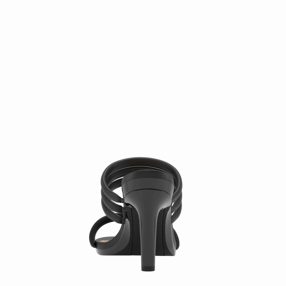 The Slide - Coal Vegan Leather Rope 4 Stiletto - FINAL SALE