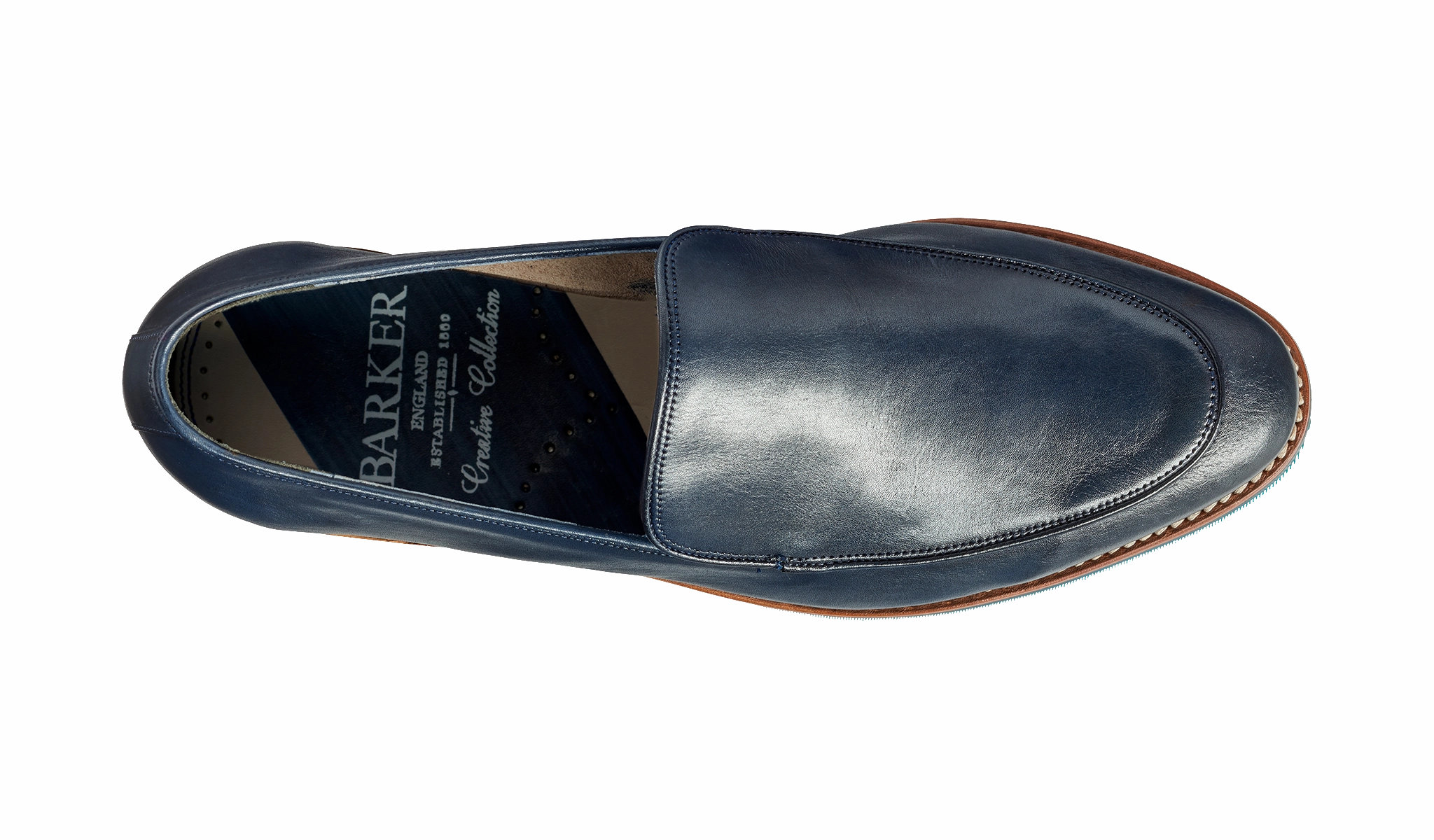 Toledo - Navy Hand Painted