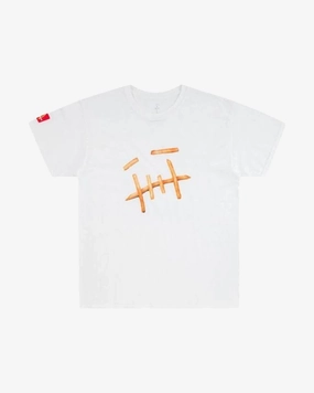 TRAVIS SCOTT X MCDONALD'S CHIP FACE TEE WHITE