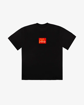 TRAVIS SCOTT X MCDONALDS SESAME TEE BLACK