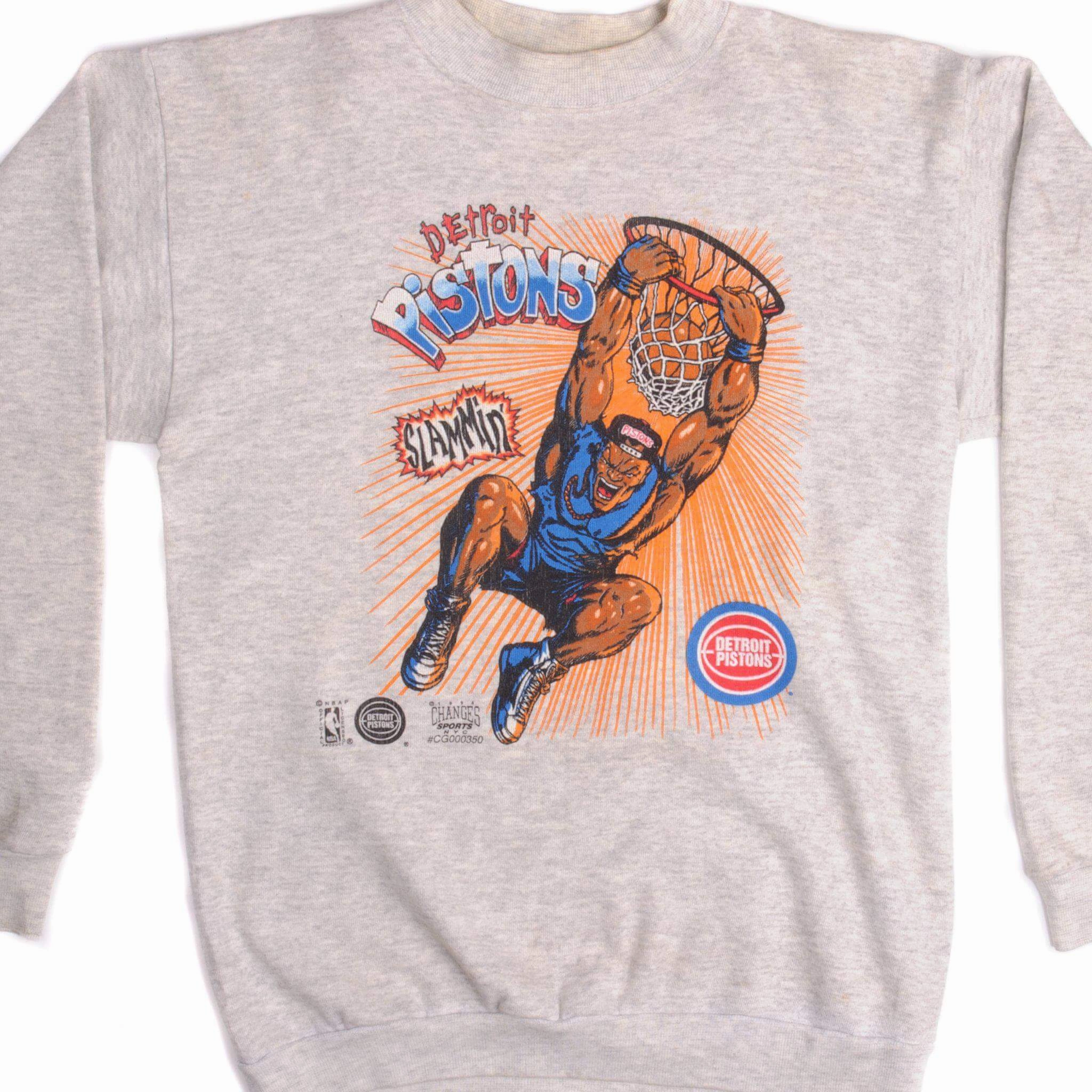 VINTAGE NBA DETROIT PISTONS SWEATSHIRT 1994 SIZE SMALL