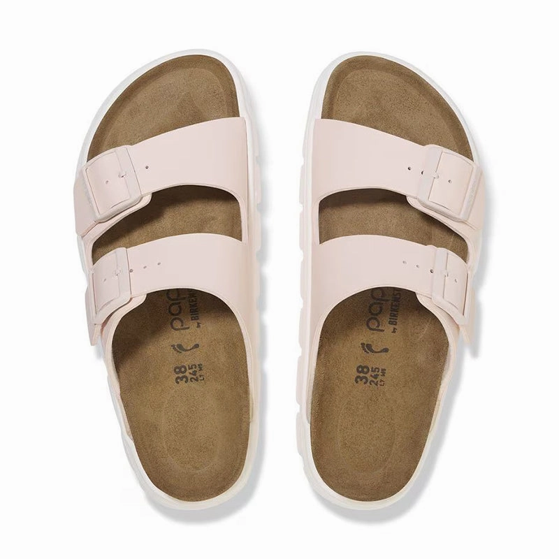 Women's Arizona Chunky Narrow Light Rose Birko-Flor