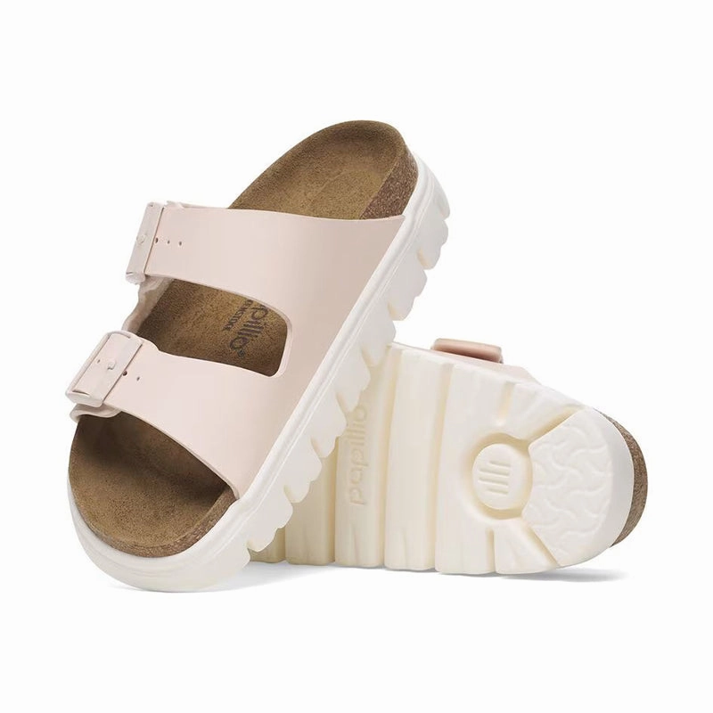 Women's Arizona Chunky Narrow Light Rose Birko-Flor