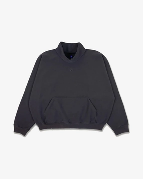 YEEZY X GAP ENGINEERED BY BALENCIAGA DARK GREY DISTRESSED HIGH NECK SWEATER